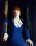 Portrait de Florence Pierce - George Wesley Bellows — vy av konstverket