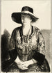Le chapeau noir - George Wesley Bellows — vy av konstverket