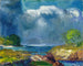 La tempête à venir - George Wesley Bellows — vy av konstverket
