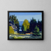 Le bosquet de Monhegan - George Wesley Bellows — inramlat konstverk på väggen