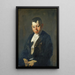 Le vendeur de journaux - George Wesley Bellows — inramlat konstverk på väggen