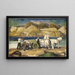 La Charrette de sable - George Wesley Bellows — inramlat konstverk på väggen