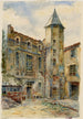 Le petit château de Victor Hugo Gentilly - Georges-Henri Manesse — vy av konstverket