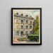 Maison de Franklin, rue Raynouard, Passy - Georges - Henri Manesse — inramlat konstverk på väggen