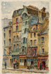 gammal 15:e århundradets hus, 6 Boutebrie-gatan - Georges-Henri Manesse — vy av konstverket