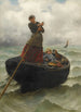 La femme du pêcheur - Georges-Jean-Marie Haquette — vy av konstverket