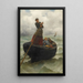 La femme du pêcheur - Georges-Jean-Marie Haquette — inramlat konstverk på väggen