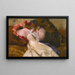 en liggande kvinna - Georges Jules Victor Clairin — inramlat konstverk på väggen