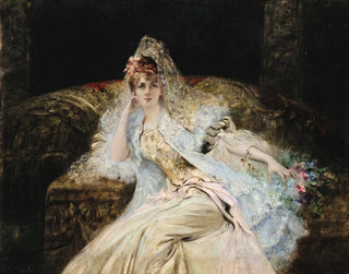 Georges Jules Victor Clairin - Lady with a mantilla.webp
