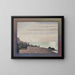 Kväll i Honfleur - Georges Seurat — inramlat konstverk på väggen