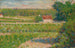 La maison au toit rouge - Georges Seurat — vy av konstverket