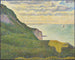 Marinemålning vid Port-en-Bessin, Normandie - Georges Seurat — vy av konstverket