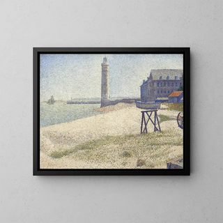Georges Seurat - The Lighthouse at Honfleur.webp