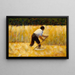 Le Faucheur - Georges Seurat — inramlat konstverk på väggen