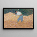 Le Casseur de pierres - Georges Seurat — inramlat konstverk på väggen