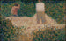 två stenvältare - Georges Seurat — vy av konstverket