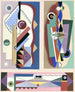 Collection dekorer och färger Pl17 - Georges Valmier — vy av konstverket