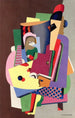 La leçon de piano - Georges Valmier — vy av konstverket