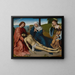 Lamentation sur le corps du Christ - Gerard David — inramlat konstverk på väggen