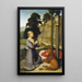 Saint Jérôme dans le désert - Gerard David — inramlat konstverk på väggen