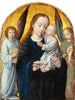 Vierge à l'Enfant entre des anges jouant de la musique - Gerard David — vy av konstverket