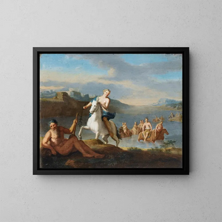 Gerard Hoet - Clelia Crossing The Tiber.webp