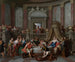 Le Banquet de Cléopâtre - Gerard Hoet — vy av konstverket