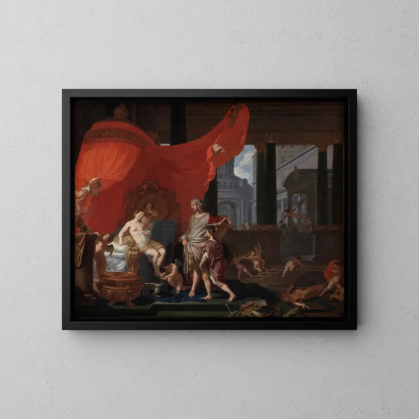Le mariage d'Alexandre et de Roxane - Gerard de Lairesse — inramlat konstverk på väggen