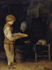 En gammal kvinna och en pojke äter en enkel måltid - Gerard ter Borch — vy av konstverket
