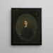 Portrait av en man - Gerard ter Borch — inramlat konstverk på väggen