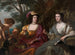 dubbelporträtt av Amalia van Solms och Charlotte de La Trmolle - Gerard van Honthorst — vy av konstverket