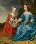 Dubbelporträtt av prins Guillaume III (1650-1702) och hans faster Marie, prinsessa av Orange (1642-1688), barn - Gerard van Honthorst — vy av konstverket