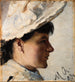 Gerda Ahlborn - Michael Ancher — vy av konstverket