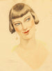 Elna Tegnér - Gerda Wegener — vy av konstverket