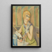 Lili Elbe - Gerda Wegener — inramlat konstverk på väggen