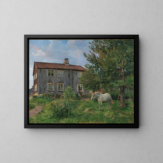 Gerhard Munthe - At the Farm Ulvin.webp