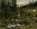Ruisseau au crépuscule - Gerhard Munthe — vy av konstverket