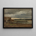 Vue du Rhin près de Düsseldorf - Gerhard Munthe — inramlat konstverk på väggen