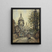 Le Sacré - Cœur à Montmartre - Germain David - Nillet — inramlat konstverk på väggen