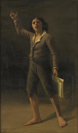 Germaine Dawis - Enfant du peuple criant une victoire 1793.webp