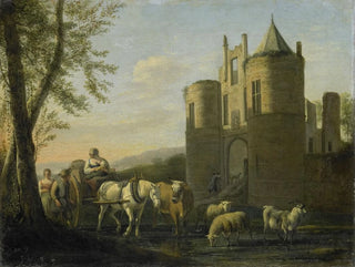 Gerrit Adriaensz Berckheyde - The Main Gate to Egmond Castle.webp