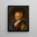 En ung kvinna - Gerrit Dou — inramlat konstverk på väggen