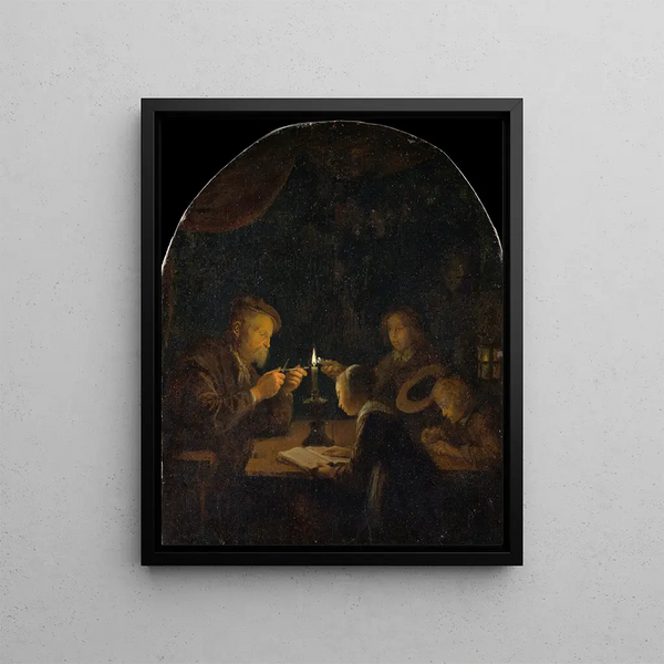 Gerrit Dou - An Evening School.webp