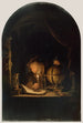 Astronome à la chandelle - Gerrit Dou — vy av konstverket