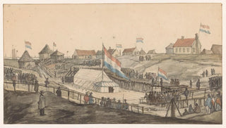 Gerrit Lamberts - Eerstesteenlegging voor de Willemssluis 1820.webp