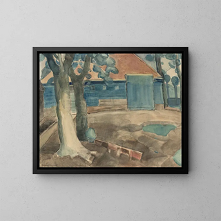 Gerrit van Blaaderen - NoordHollandse boerderij met erf.webp
