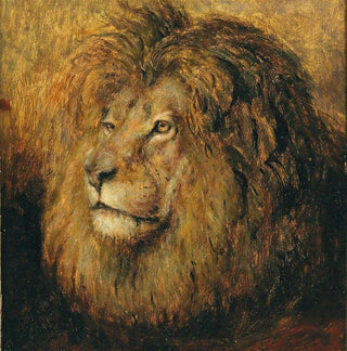 Geza Vastagh - Head of a Lion.webp