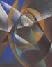 Mercure passant devant le Soleil - Giacomo Balla — vy av konstverket