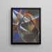 Mercure passant devant le Soleil - Giacomo Balla — inramlat konstverk på väggen