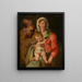 La Vierge à l'Enfant avec sainte Anne - Giacomo Coppi — inramlat konstverk på väggen